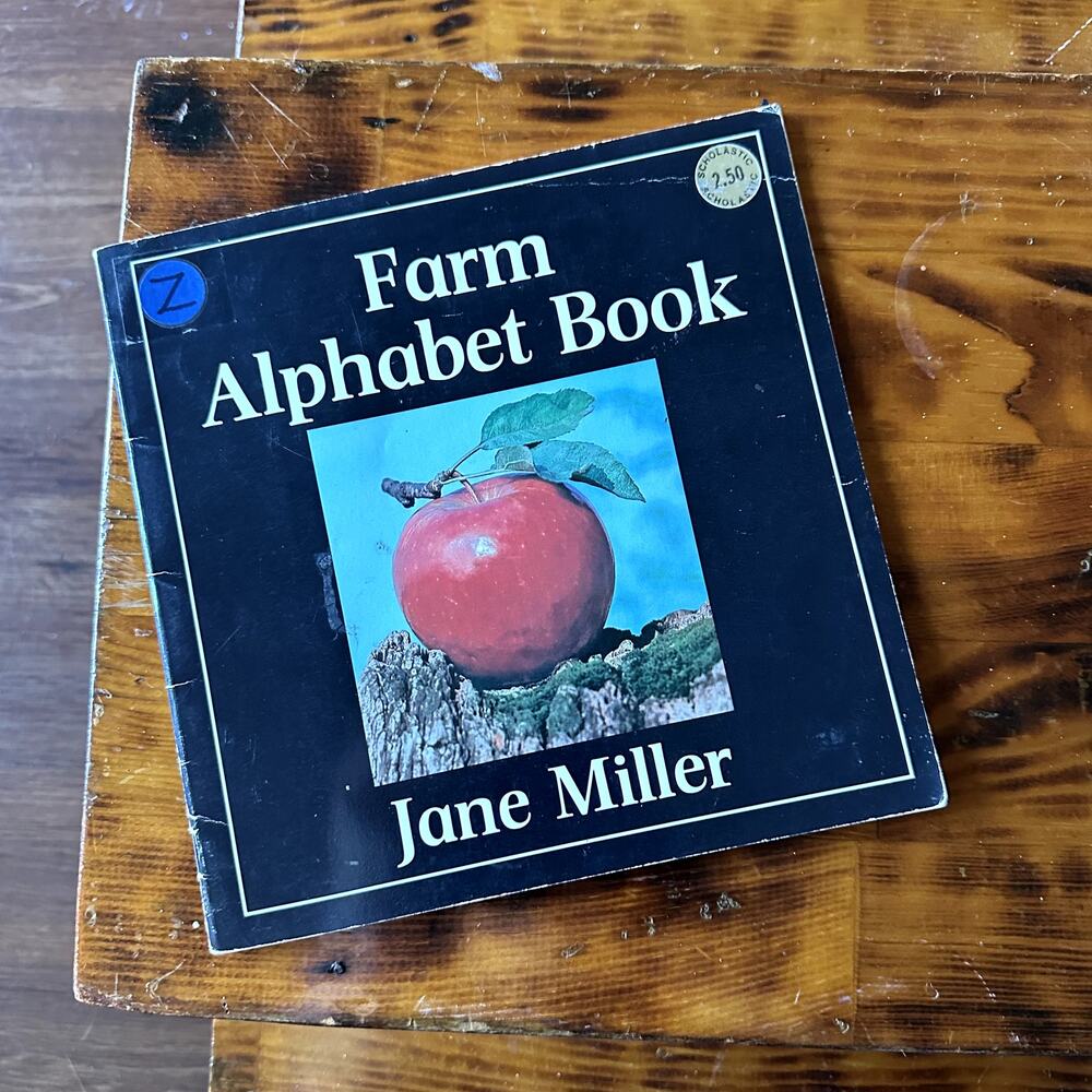 Vintage 1981 Farm Alphabet Book Paperback Book
